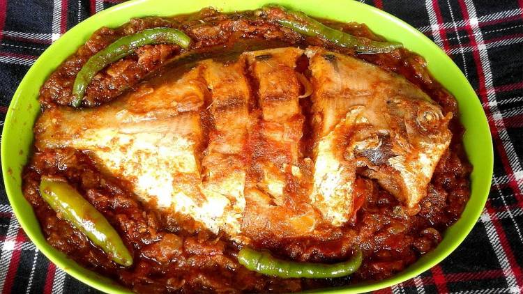 লেবু পাতা দিয়ে রূপচাঁদা ভুনা